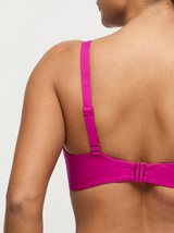 Uvita B-H Underwired Full Cup Bikini Top - Deep Magenta