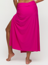 Uvita Maxi Skirt Coverup - Deep Magenta
