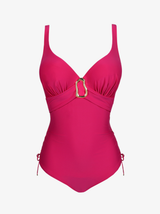 Uvita C-G Underwired Plunge Swimsuit - Deep Magenta