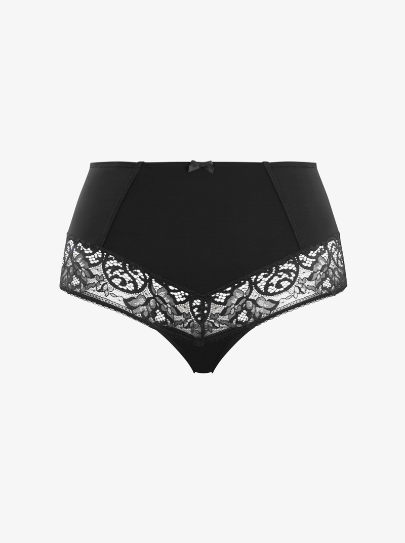 Estel High Waist Briefs - Black