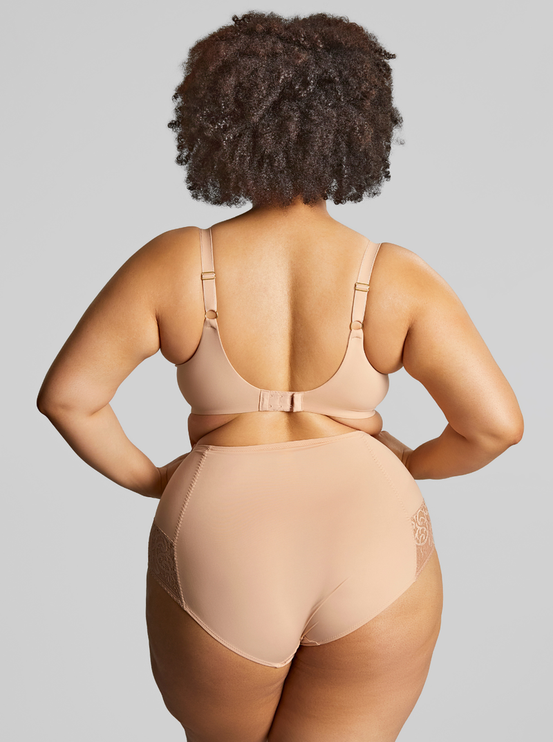 Estel High Waist Briefs - Honey