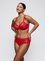 Solisse Underwired Full Cup Bra - True Red