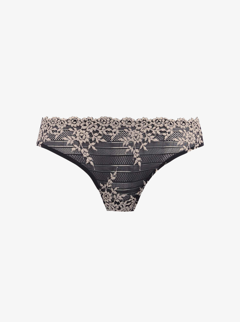 Embrace Lace Bikini Briefs - Black