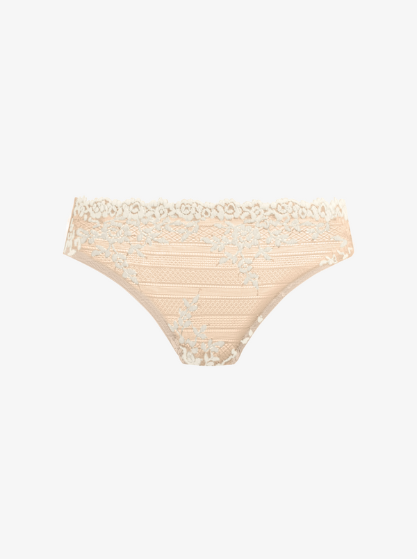 Embrace Lace Bikini Briefs - Nude