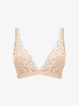 Embrace Lace Soft-Cup Bra - Nude