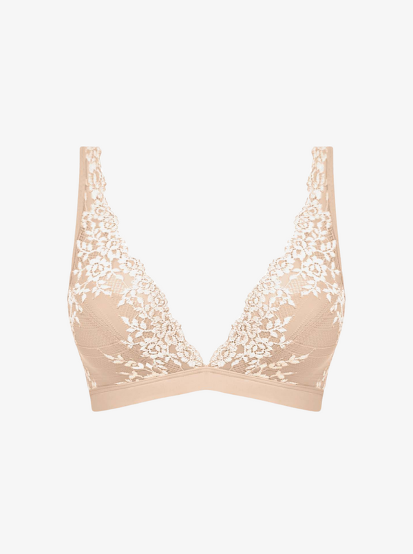 Embrace Lace Soft-Cup Bra - Nude