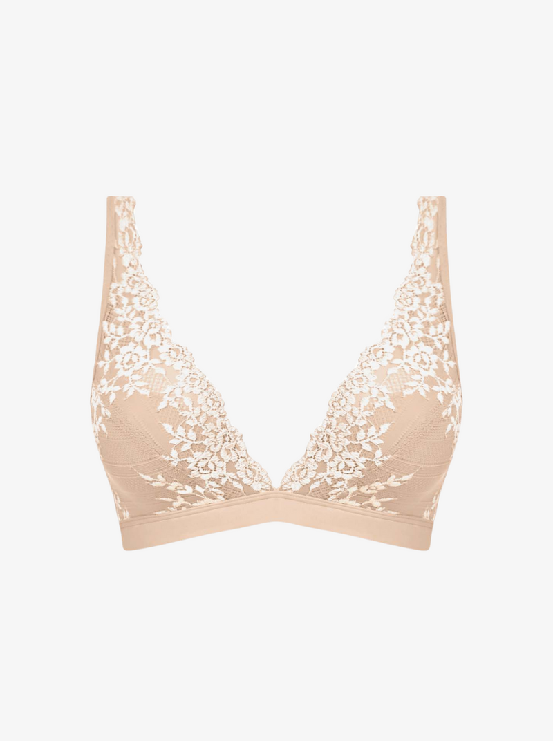 Embrace Lace Soft-Cup Bra - Nude