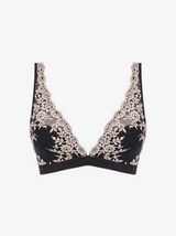 Embrace Lace Soft-Cup Bra - Black