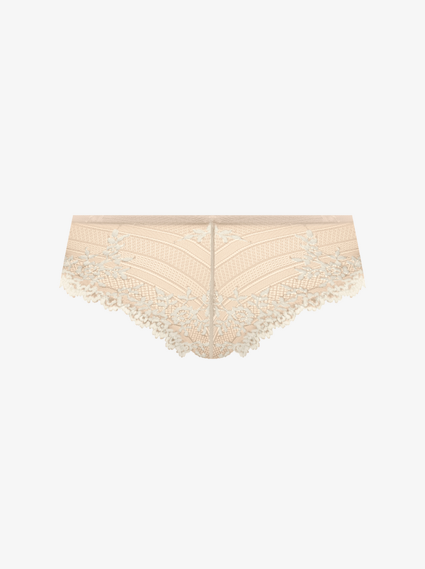 Embrace Lace Tanga Briefs - Nude