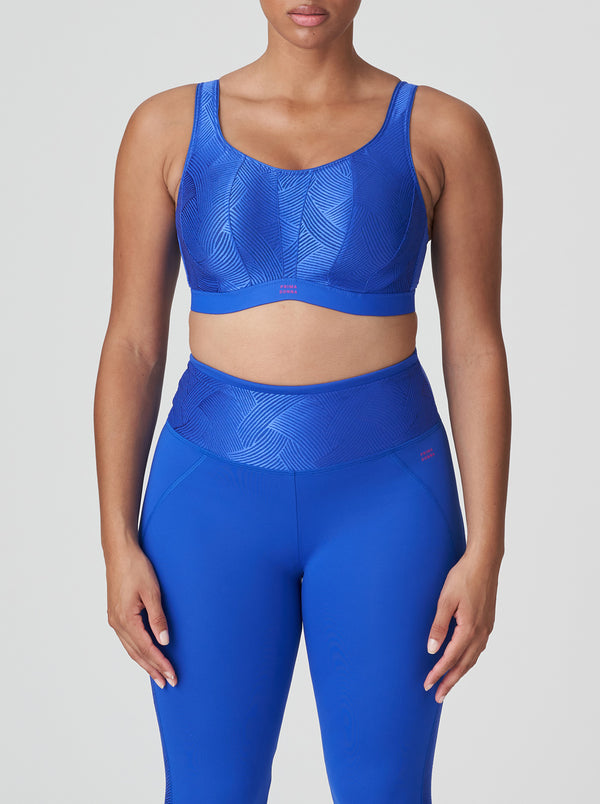 The Game C-H Underwired Sports Bra - Electric Blue