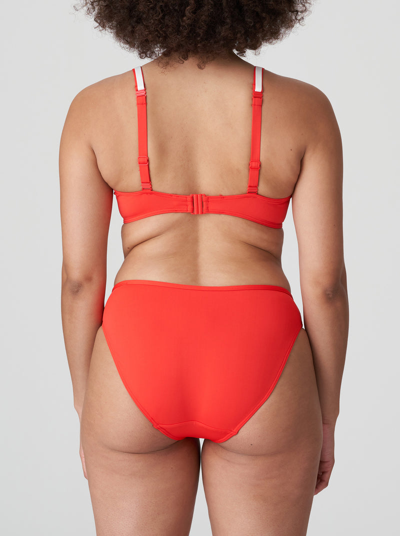 Prima Donna Swim Istres C-G underwired plunge bikini top in Pomme d'Amour