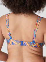 Prima Donna Swim Kea C-I underwired full cup bikini top in Rainbow Paradise