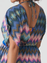 Prima Donna Swim Kea striped maxi dress in Rainbow Paradise