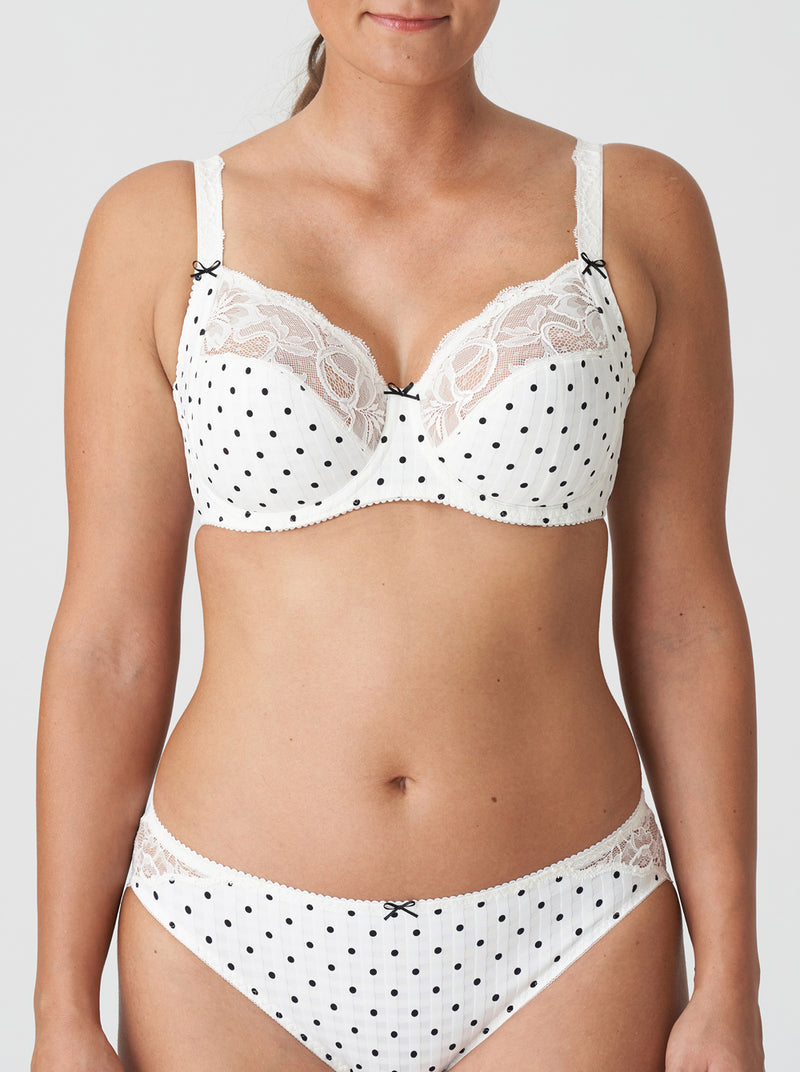 Madison polka-dot underwired full cup bra - Coco Classic