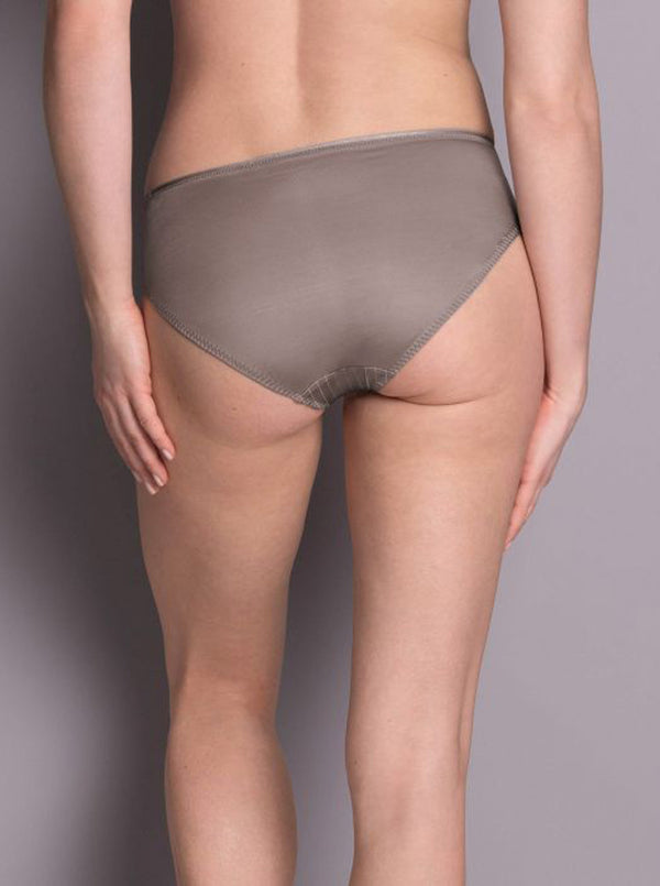 Antonia High-Waist Briefs - Grey