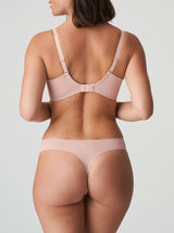 Prima Donna Figuras seamless mid-rise thong in Powder Rose
