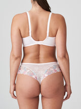 Prima Donna Mohala Luxury floral-embroidered thong in Pastel Pink